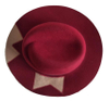 高品质纯羊毛批发定制 100% 羊毛 Fedora 帽子设计师羊毛毡钟形帽女士帽