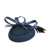 2022 优雅黑色酒红色羊毛毡帽女孩女士正式教堂婚礼礼服帽子