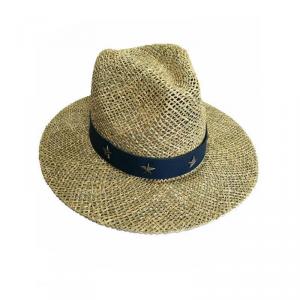 批發古典戶外男女通用太陽巴拿馬風格軟呢帽寬簷夏季巴拿馬帽沙灘草帽