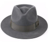 热销售豪华OEM宽大的毛衣般的Fedora帽子男士100％澳大利亚羊毛手工制作的定制羊毛毛毡帽